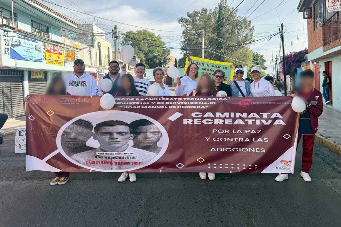 Unen esfuerzos Gobierno de Huamantla y el CBTis 61 para prevenir consumo de fentanilo entre jóvenes
